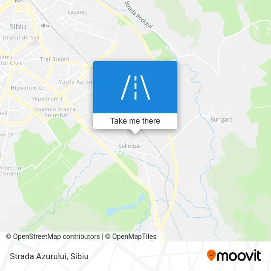 Strada Azurului map