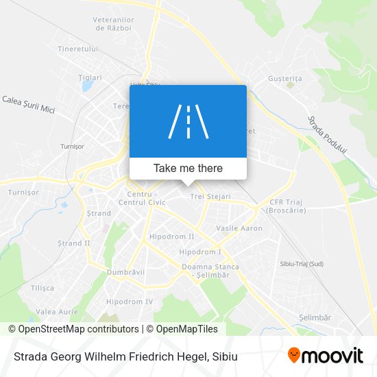 Strada Georg Wilhelm Friedrich Hegel map