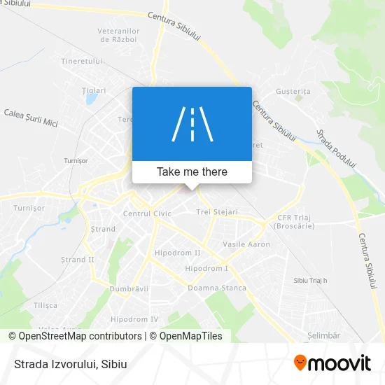 Strada Izvorului map