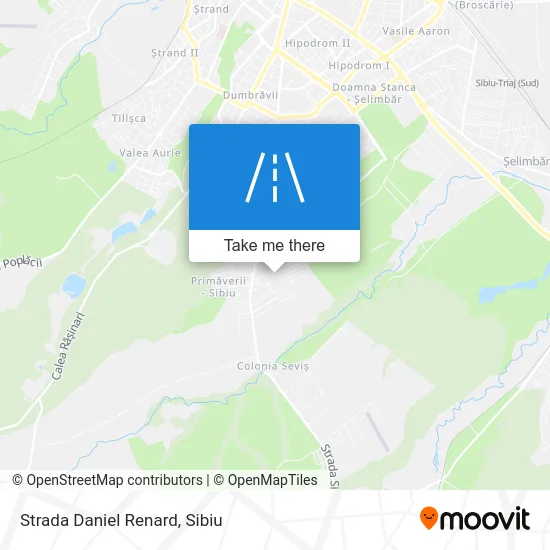 Strada Daniel Renard map