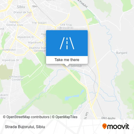 Strada Bujorului map