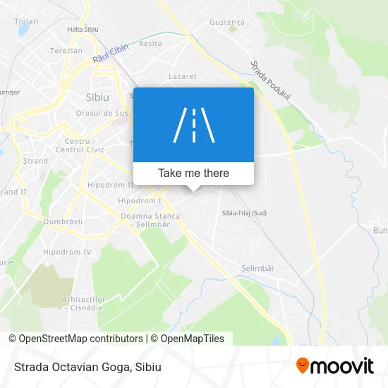 Strada Octavian Goga map