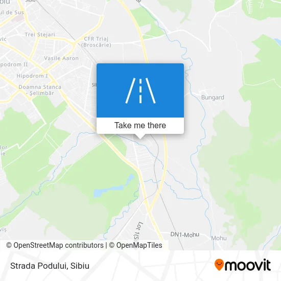 Strada Podului map