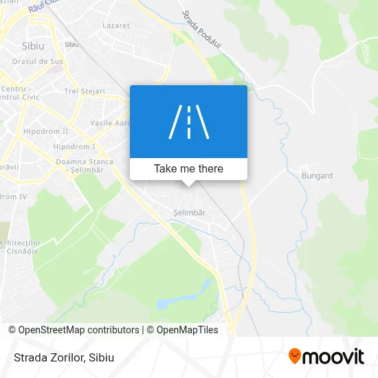 Strada Zorilor map