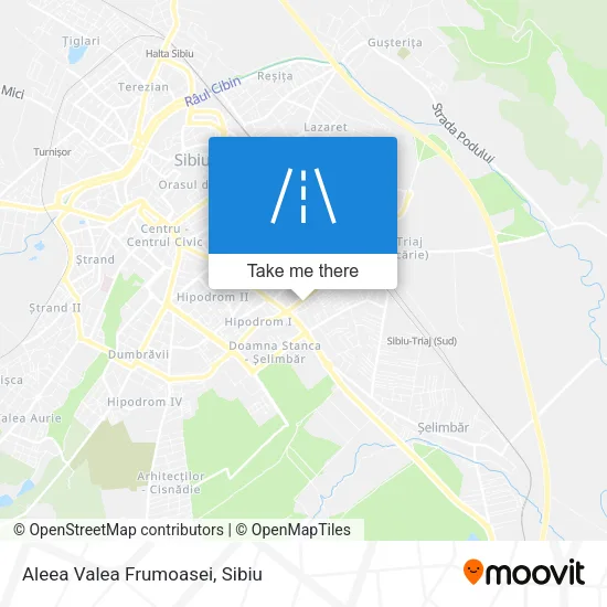 Aleea Valea Frumoasei map