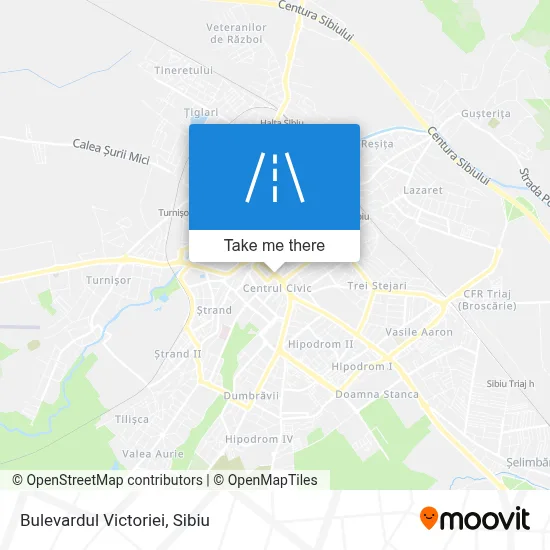 Bulevardul Victoriei map