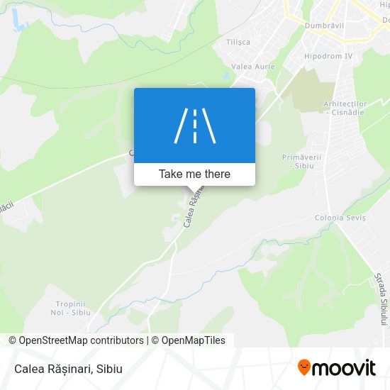 Calea Rășinari map