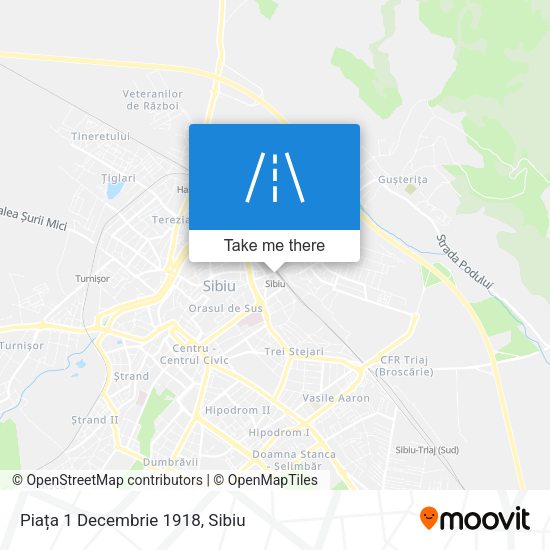 Piața 1 Decembrie 1918 map
