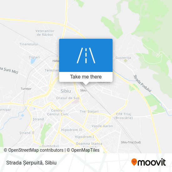 Strada Șerpuită map