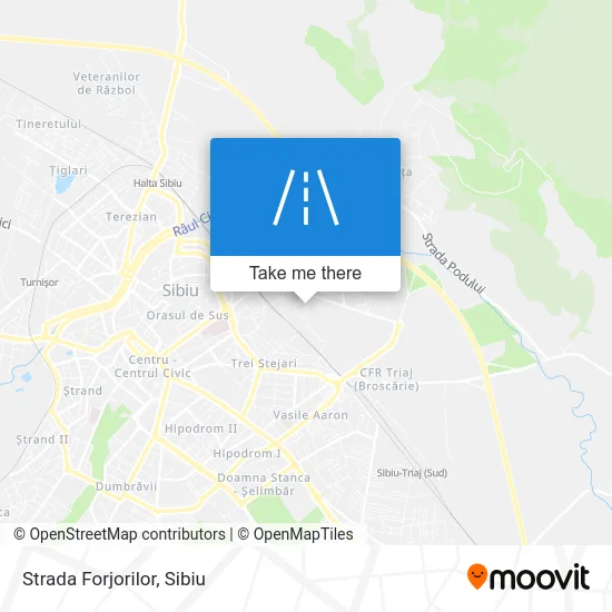 Strada Forjorilor map
