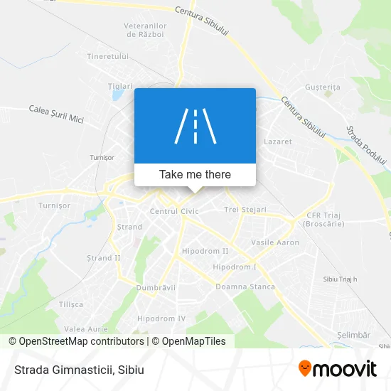 Strada Gimnasticii map