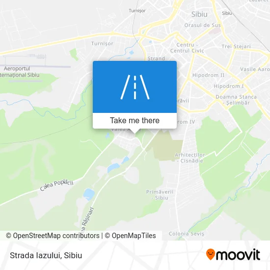 Strada Iazului map