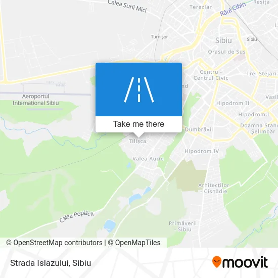 Strada Islazului map