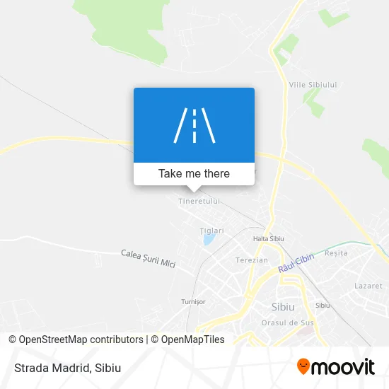 Strada Madrid map