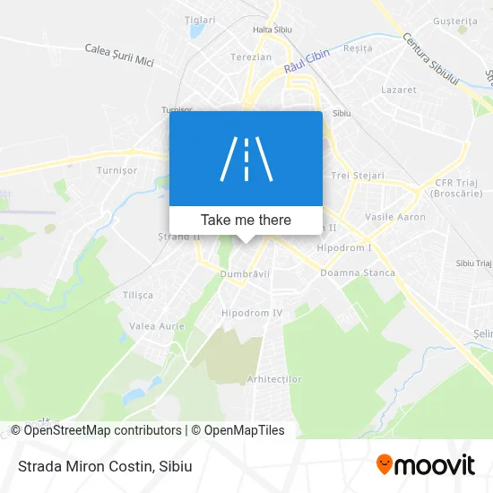 Strada Miron Costin map