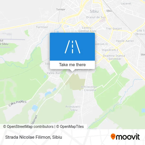 Strada Nicolae Filimon map