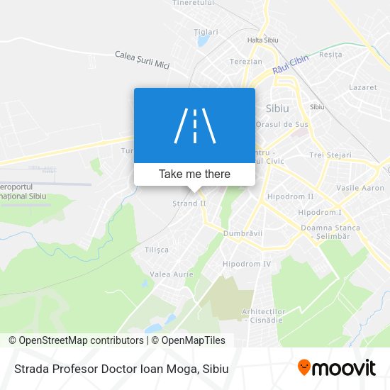 Strada Profesor Doctor Ioan Moga map