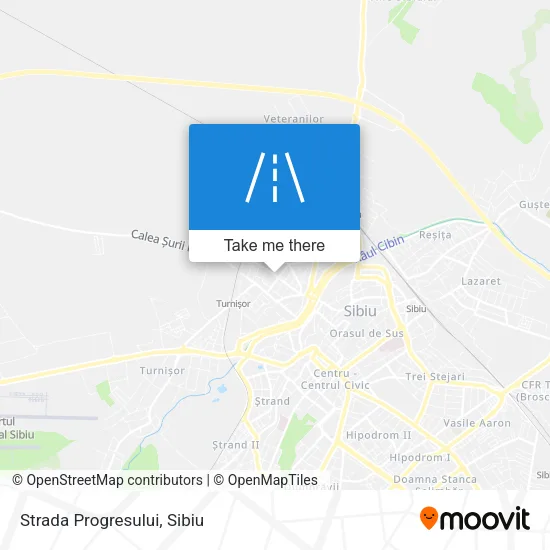 Strada Progresului map