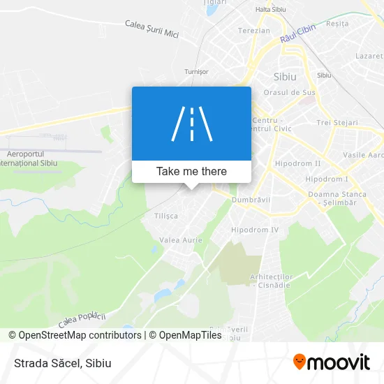 Strada Săcel map