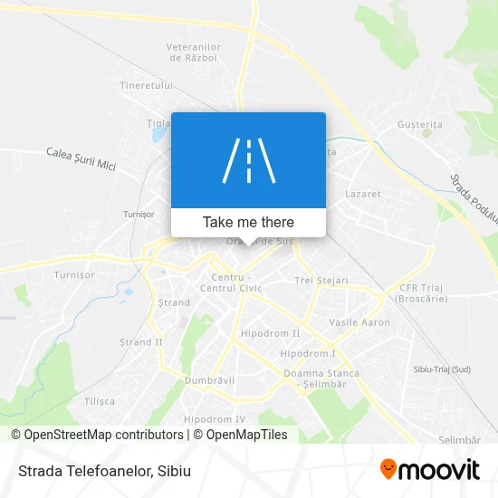 Strada Telefoanelor map