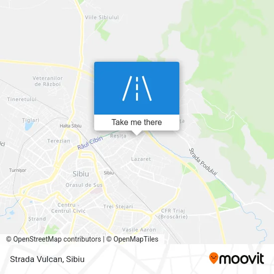 Strada Vulcan map