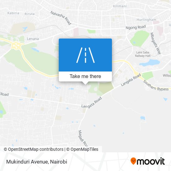 Mukinduri Avenue map