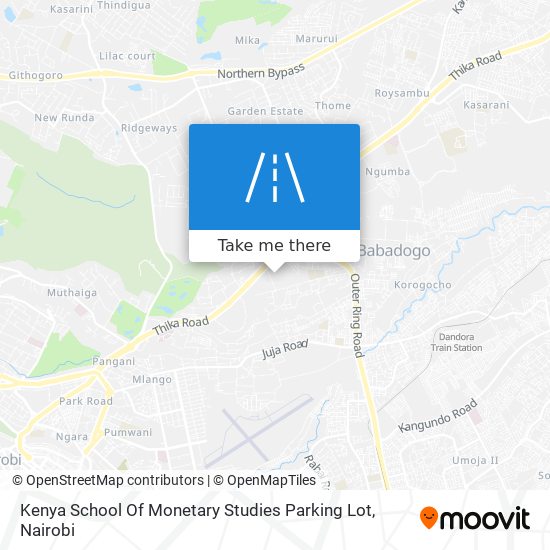 Kenya School Of Monetary Studies Parking Lot map
