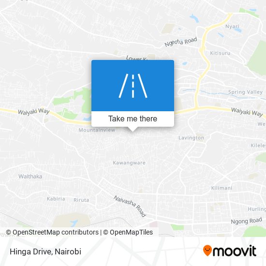Hinga Drive map