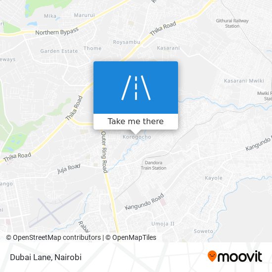 Dubai Lane map