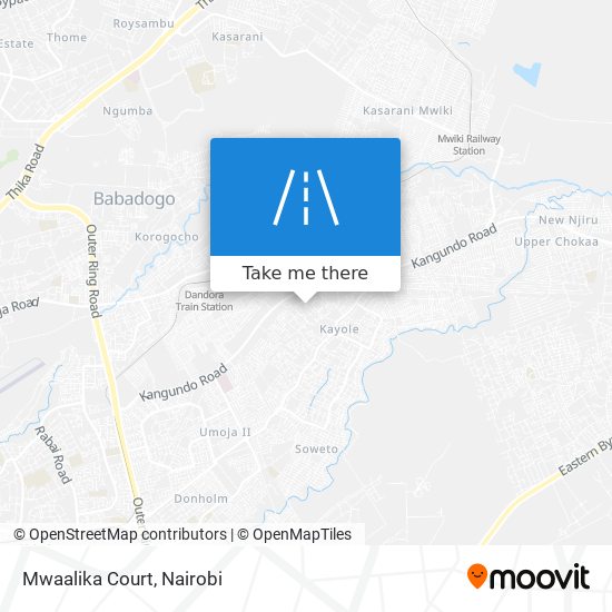 Mwaalika Court map