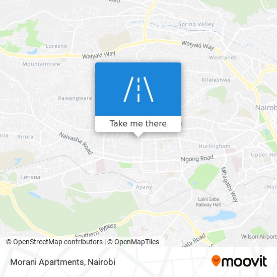 Morani Apartments map