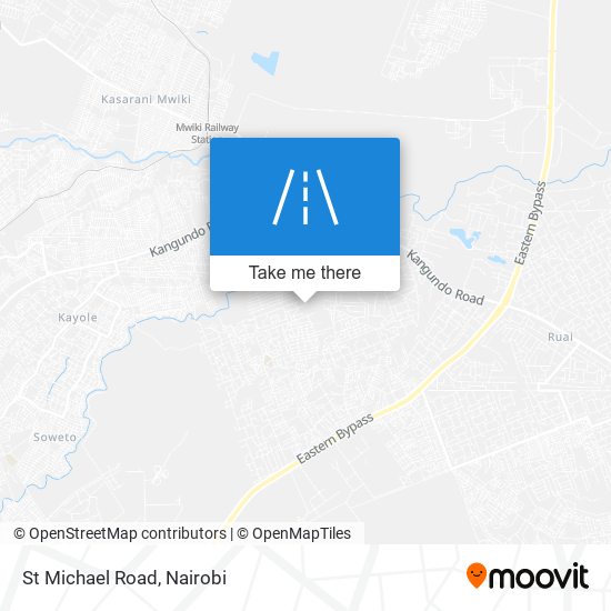 St Michael Road map