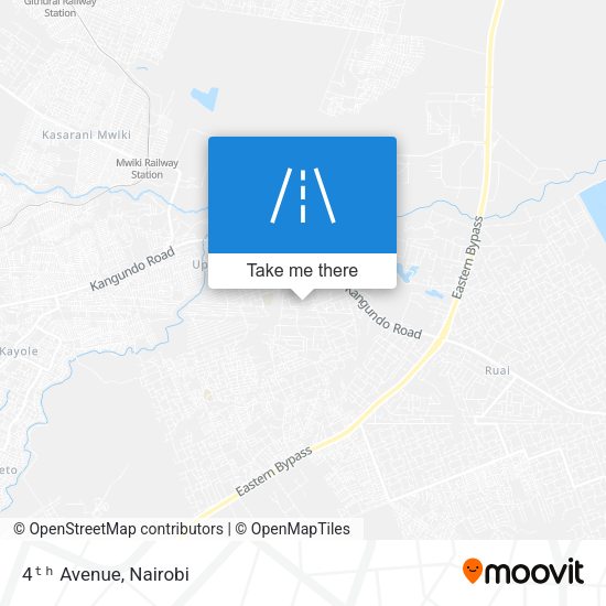 4ᵗʰ Avenue map