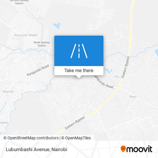 Lubumbashi Avenue map