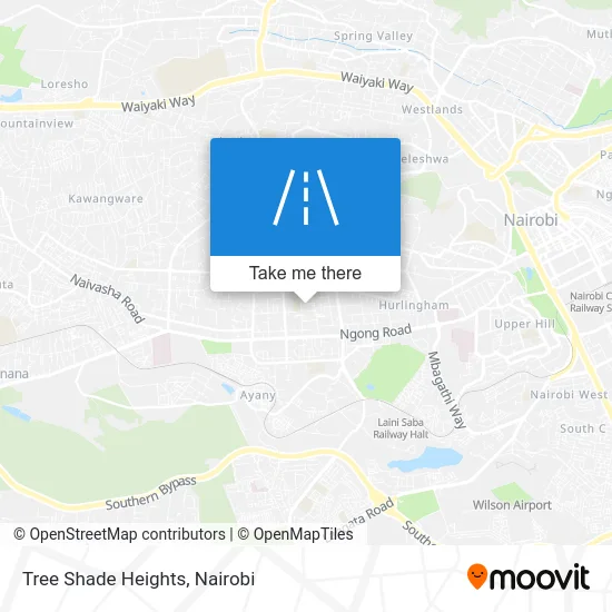Tree Shade Heights map