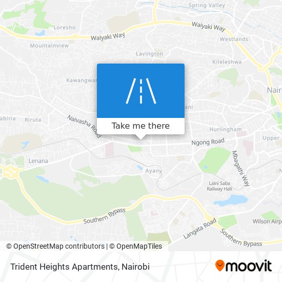 Trident Heights Apartments map