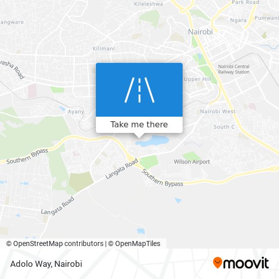 Adolo Way map