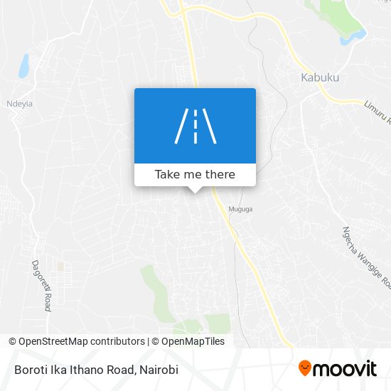Boroti Ika Ithano Road map