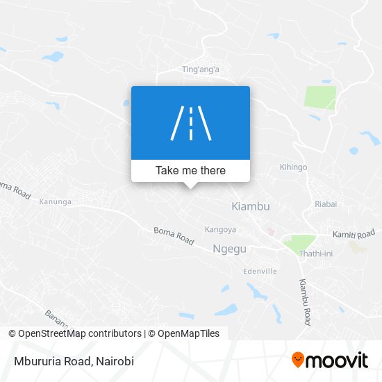 Mbururia Road map