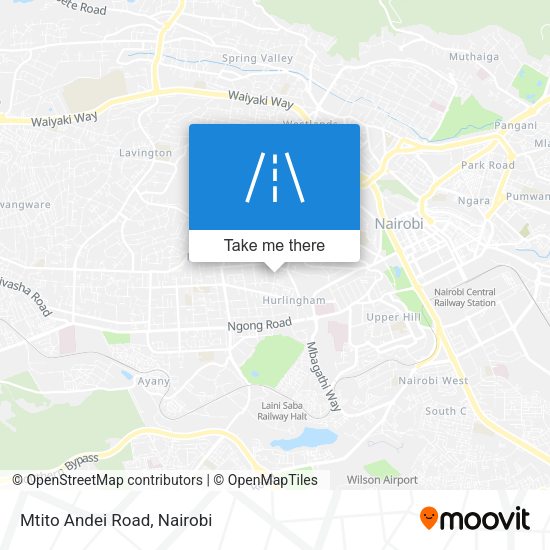 Mtito Andei Road map