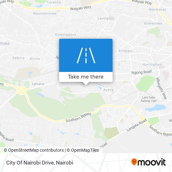 City Of Nairobi Drive map