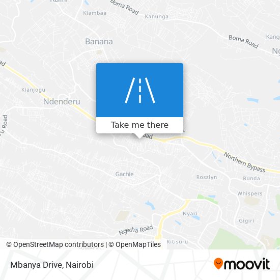 Mbanya Drive map