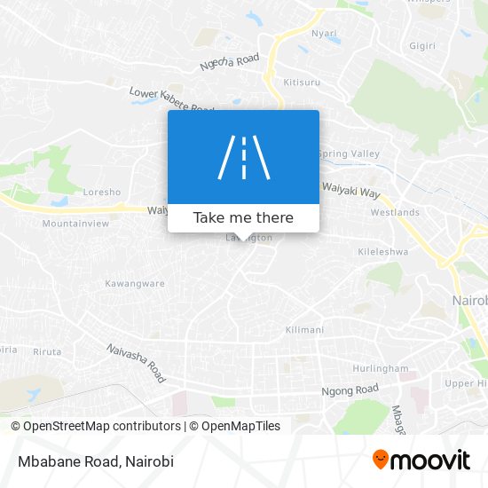 Mbabane Road map