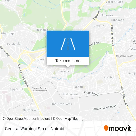General Waruingi Street map