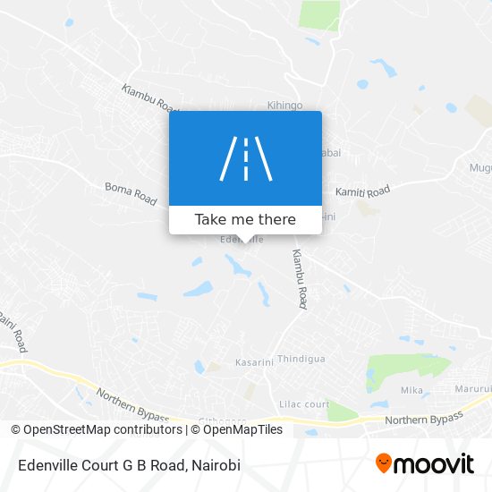 Edenville Court G B Road map