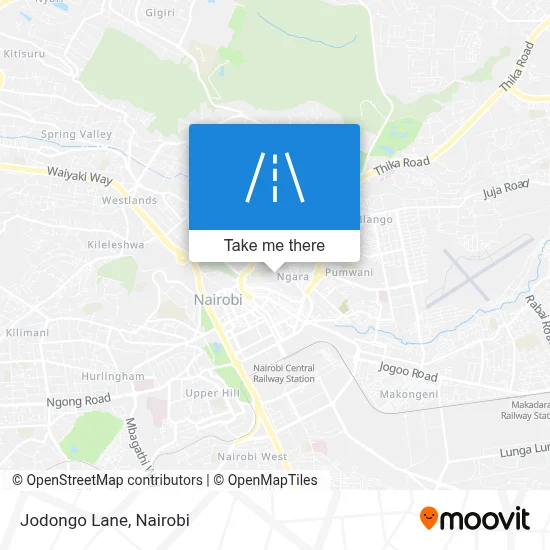 Jodongo Lane map