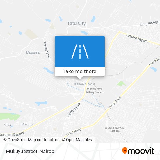 Mukuyu Street map