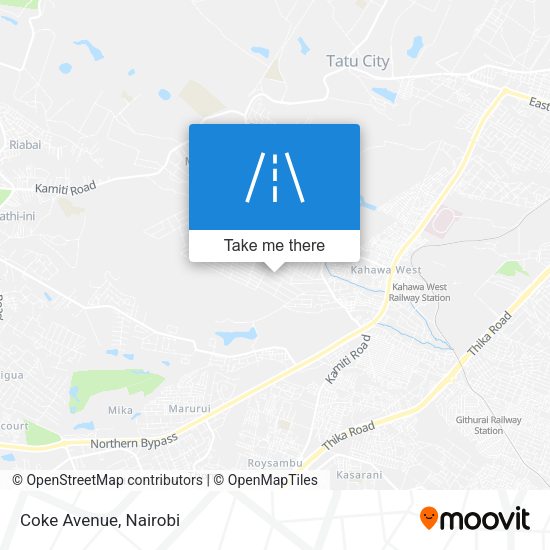 Coke Avenue map