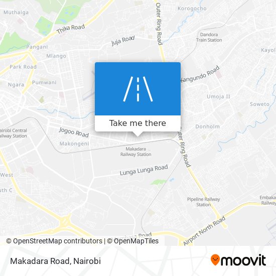 Makadara Road map