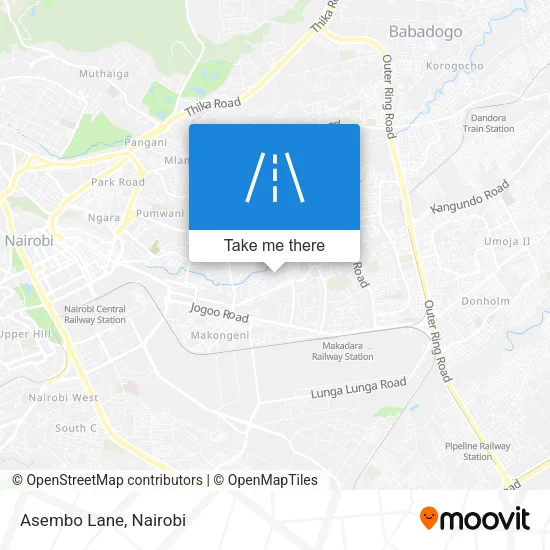 Asembo Lane map